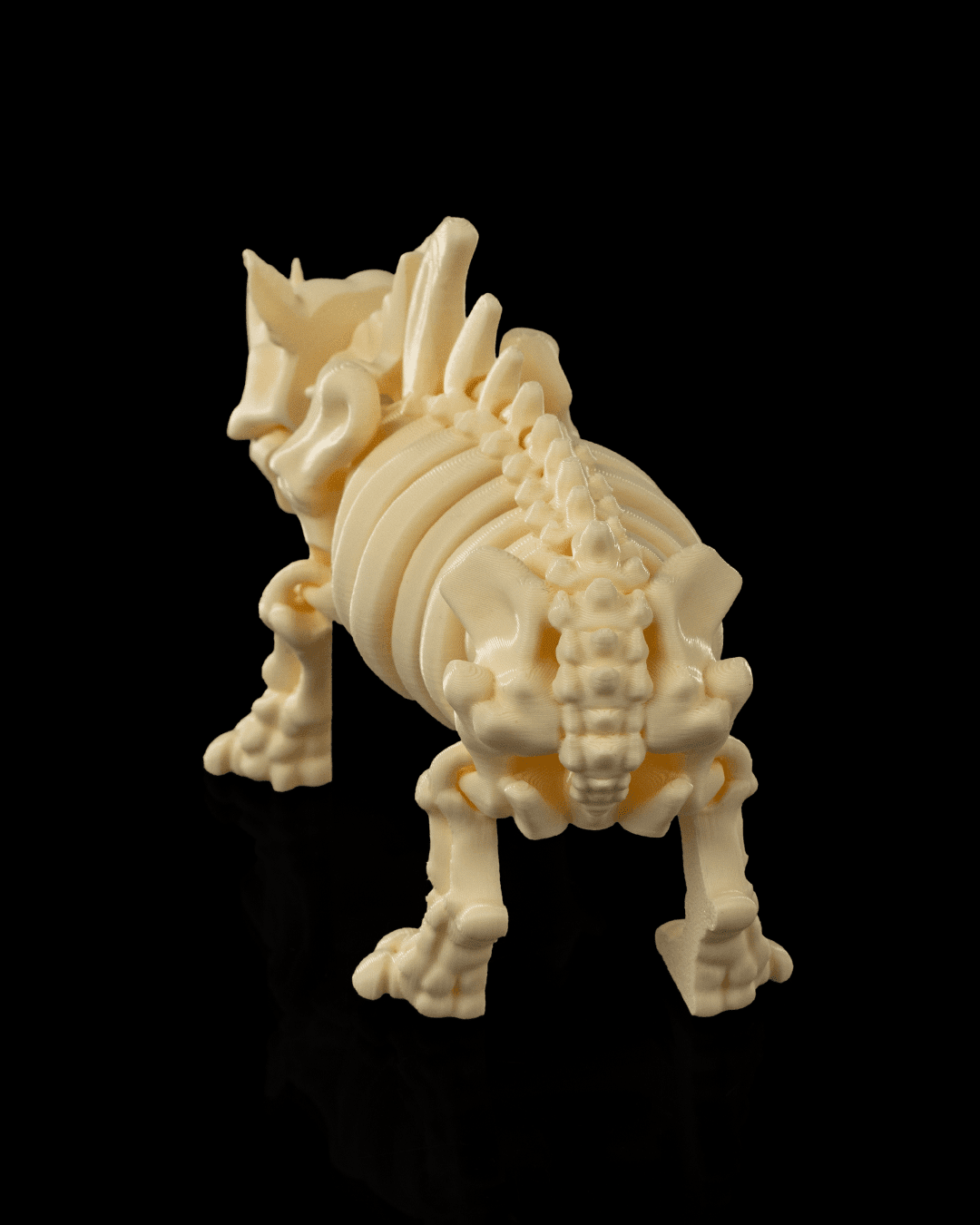 Skeleton-Rhino Flexy Fidget Toy - immagine 3