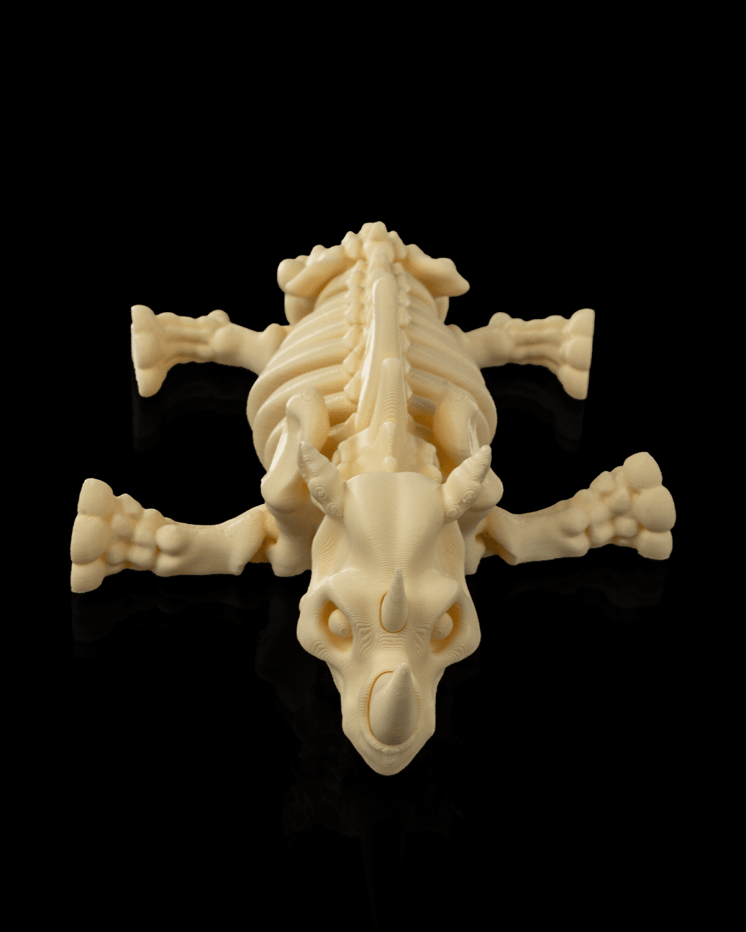 Skeleton-Rhino Flexy Fidget Toy - immagine 2