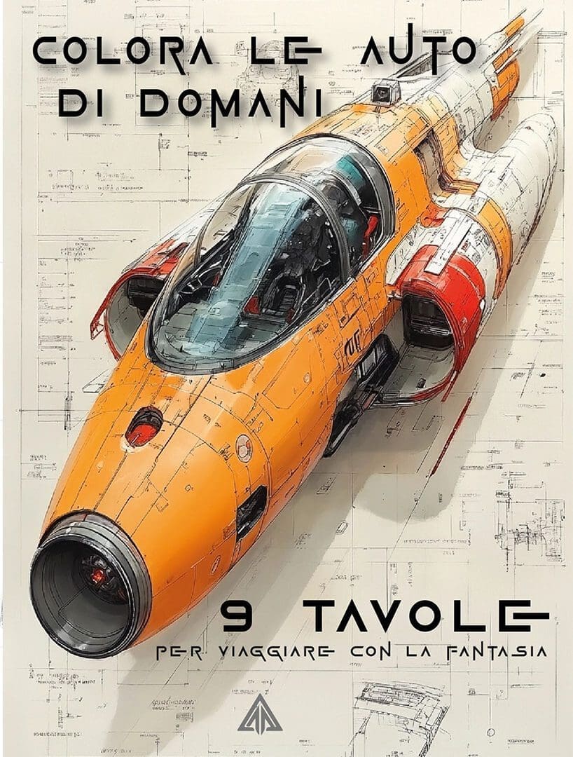 Colora le auto di domani. Auto del futuro.