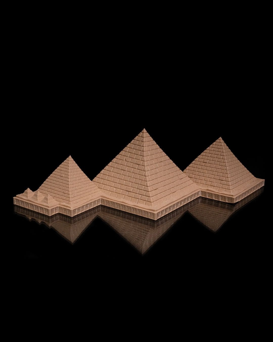 Miniatura da colorare in 3D, miniatura delle Piramidi di Giza. - immagine 4